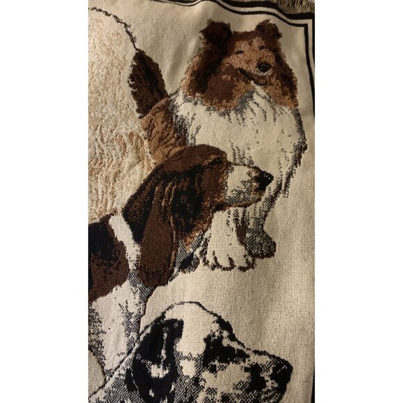 Goodwin Weavers 70"X48" Cotton Tapestry Dog Breed Throw Blanket - Picture 4 of 9